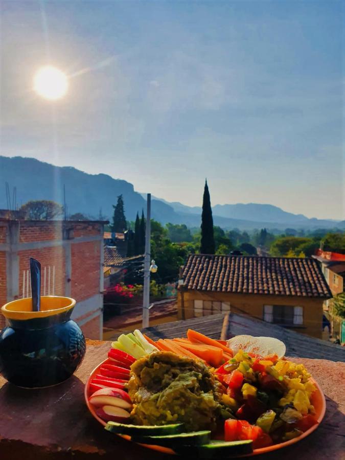 Mi Atardecer En Tepoz, Hostal Tepoztlan Bagian luar foto